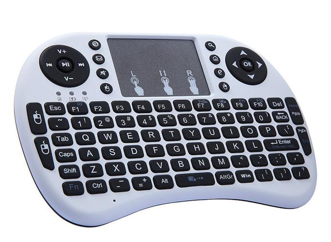工厂直销 i8迷你无线飞鼠键盘鼠标 2.4g无线空中鼠标游戏影音